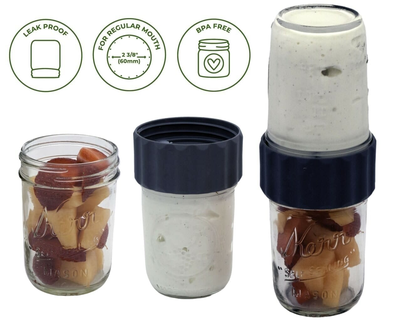 Salad and Snacks Starter Set for Mason Jars