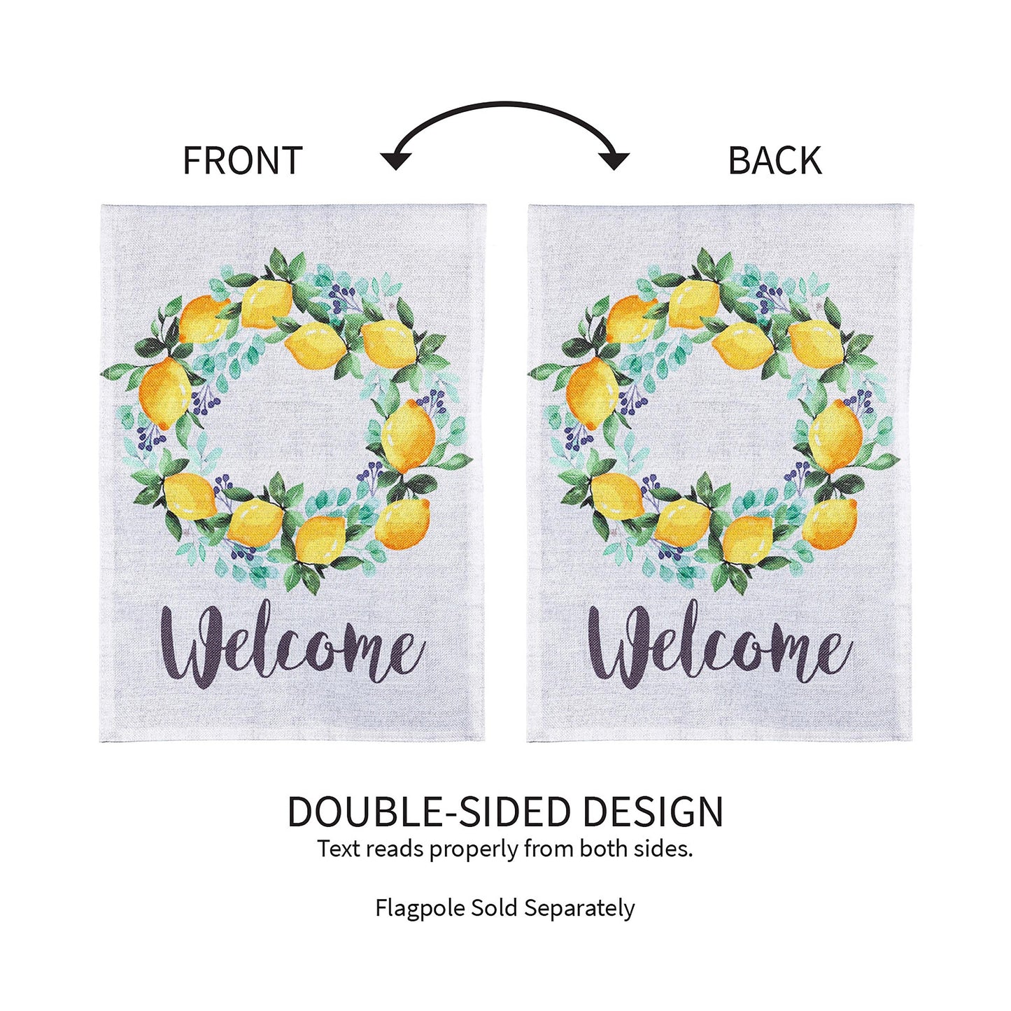 Seasonal Burlap Flag Set of 8