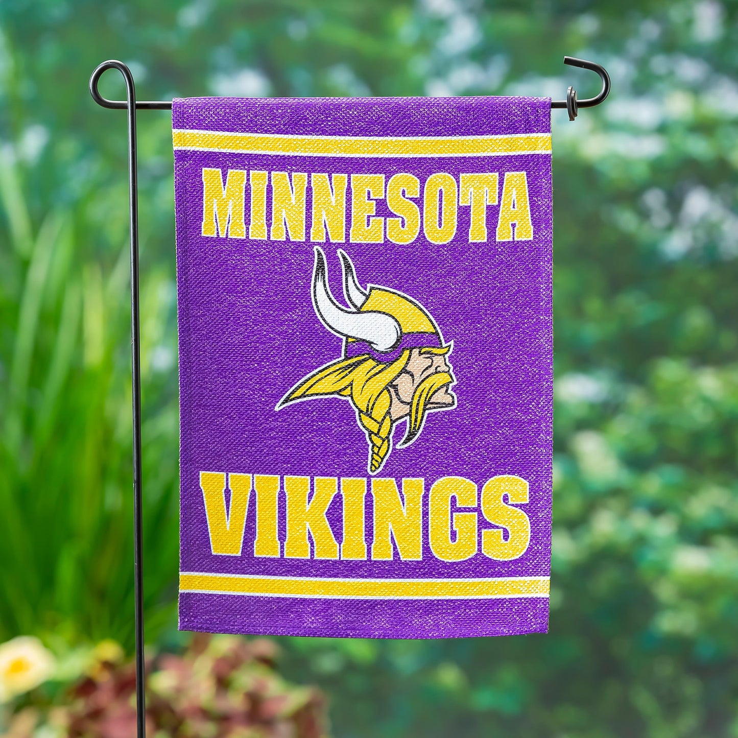 Embossed Suede Flag, GDN Size, Minnesota Vikings