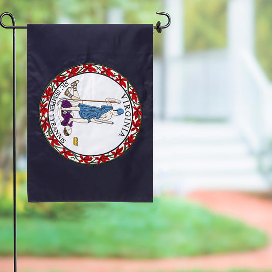 Virginia State Flag Garden Applique Flag