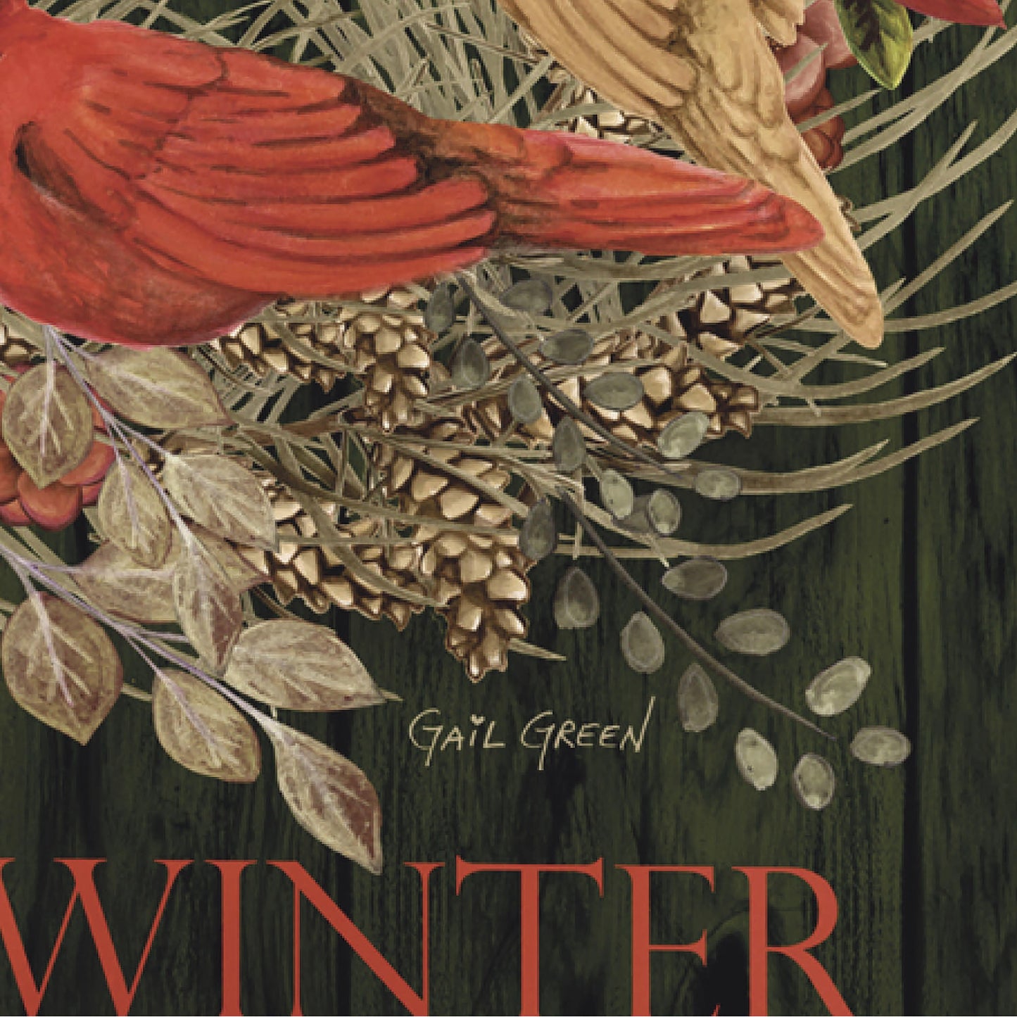 Hello Winter Moire Garden Flag