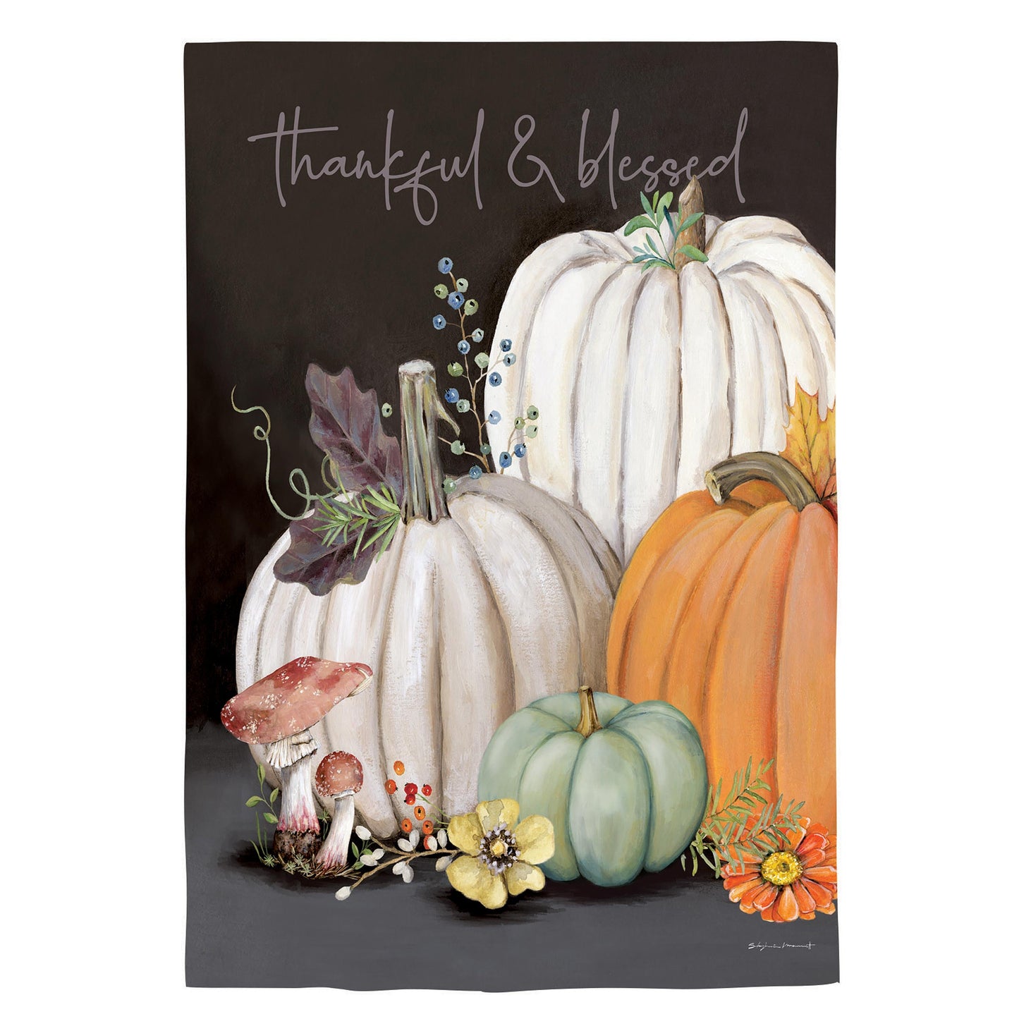 Beauty Of Fall Suede House Flag