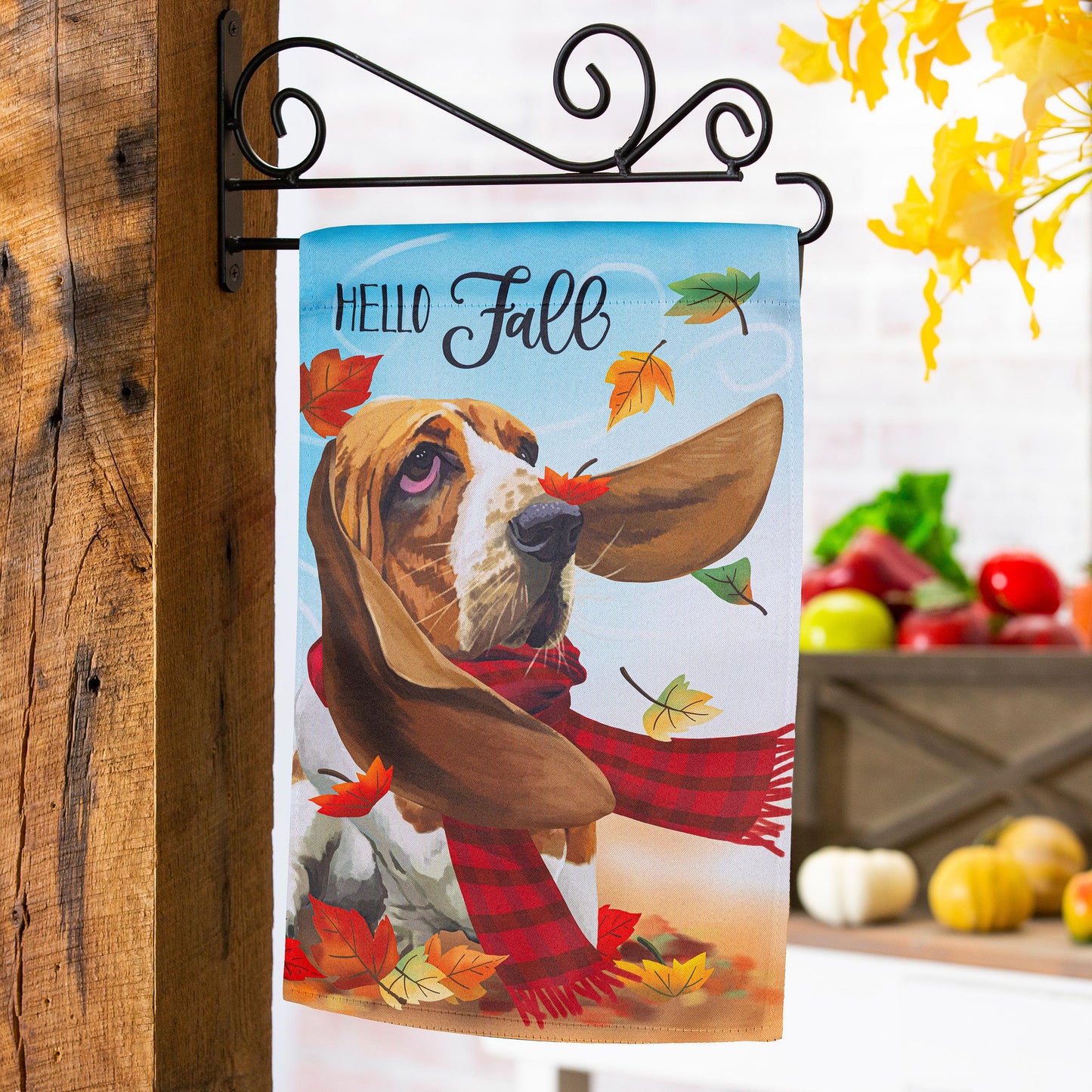 Falls A Breeze Suede Garden Flag