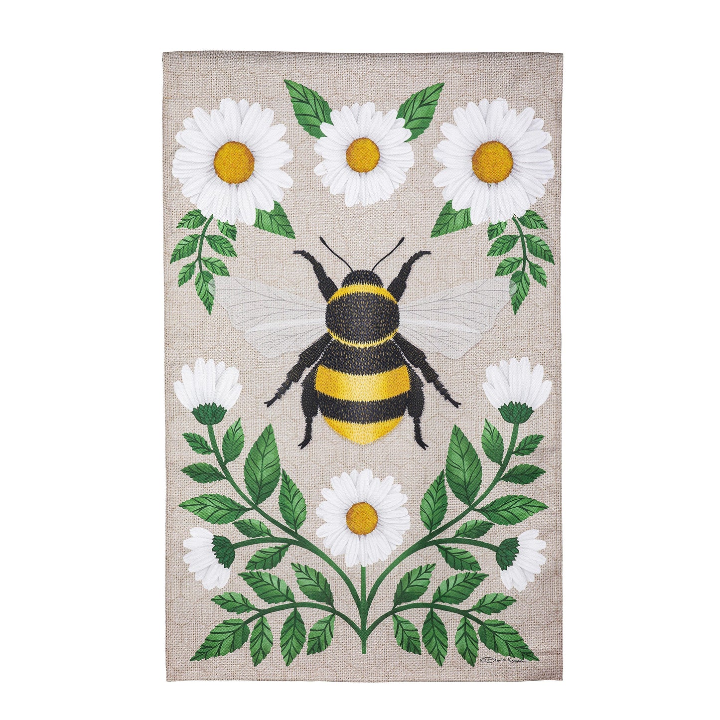 Garden Prince Burlap House Flag