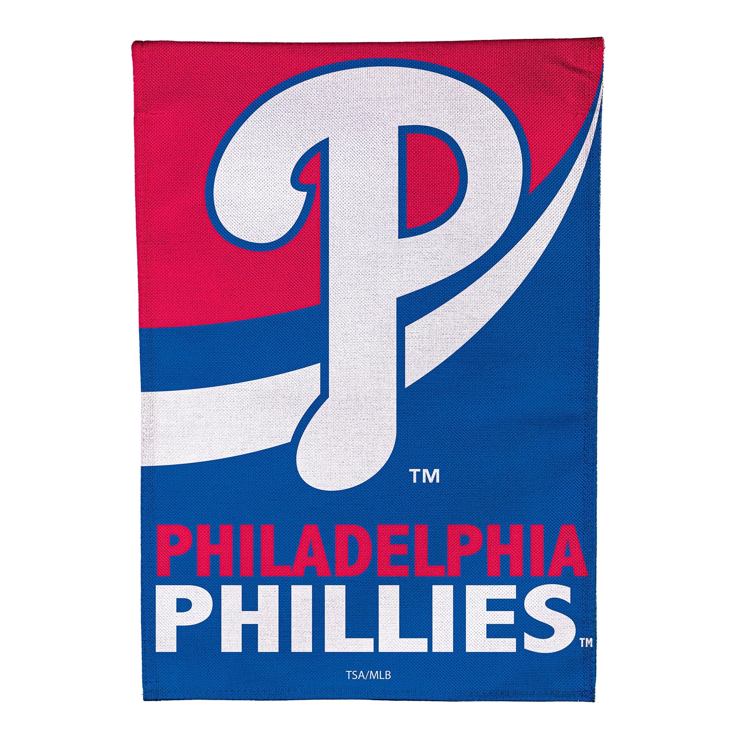 Philadelphia Phillies Burlap Garden Flag