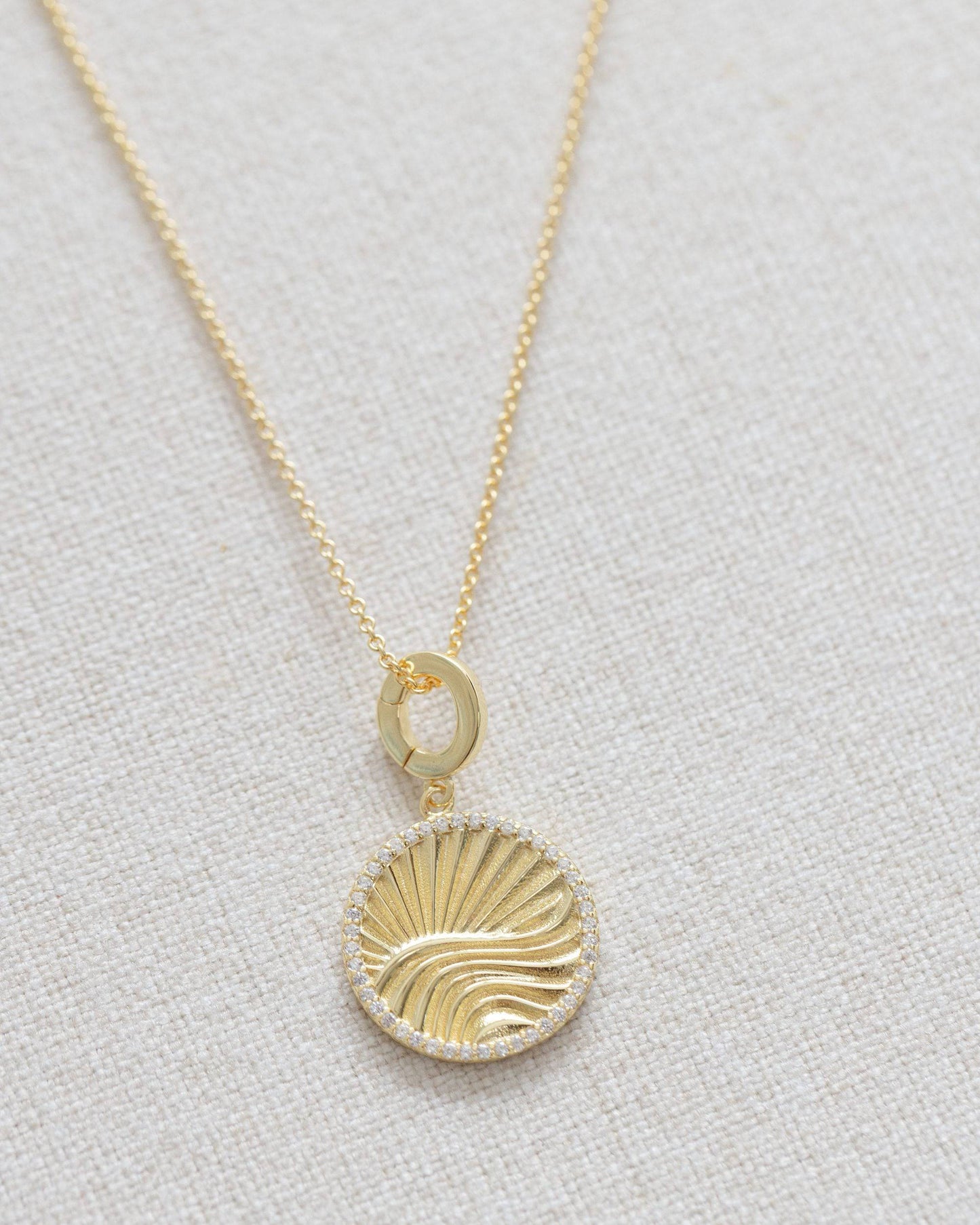 Gold Island Pendant