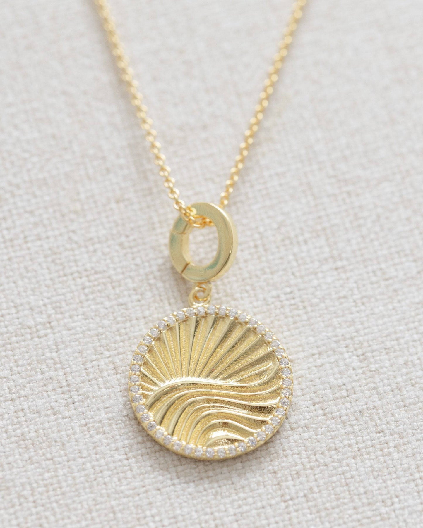 Gold Island Pendant