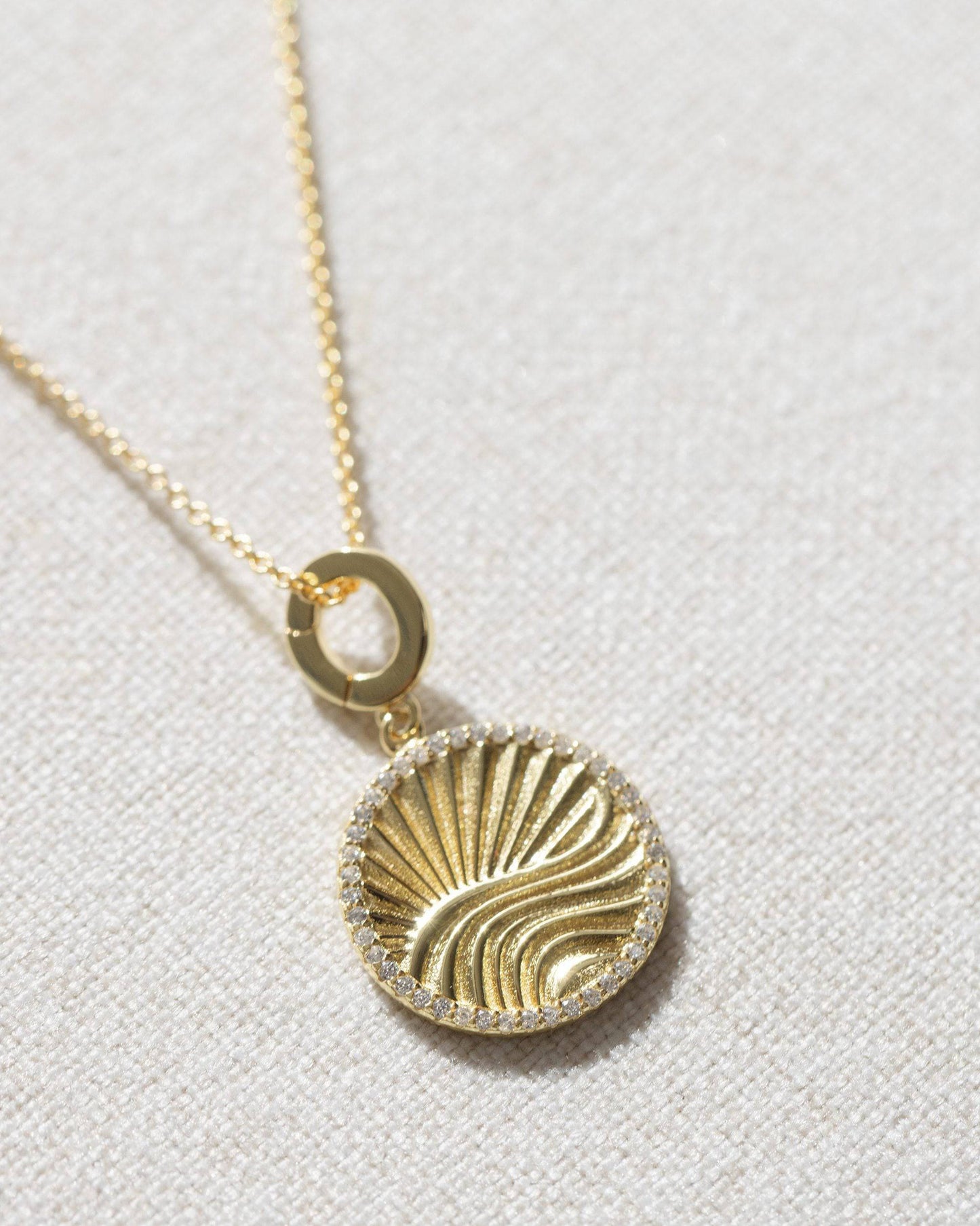 Gold Island Pendant