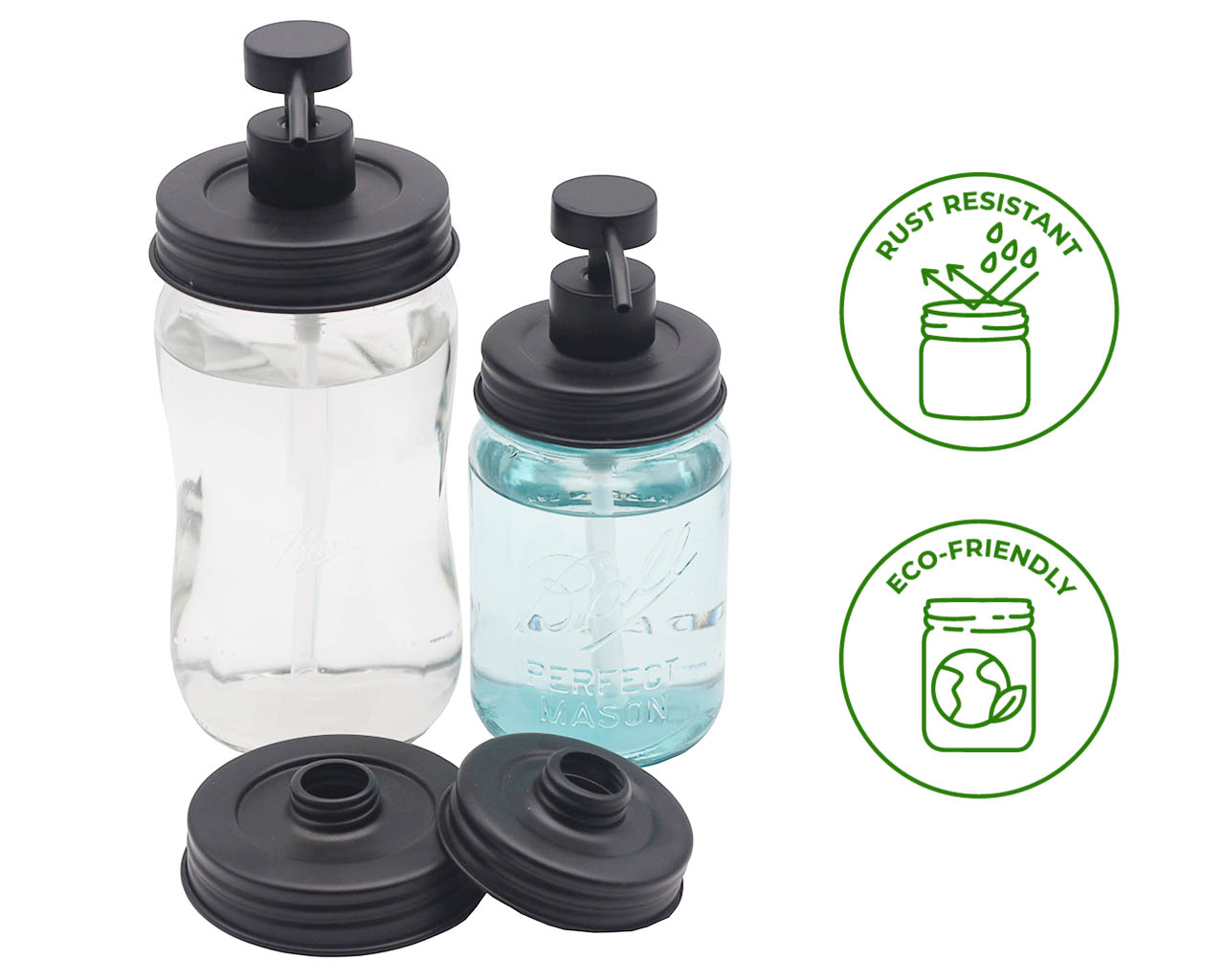 Threaded Lid Adapter for Mason Jars