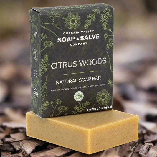 Natural Soap: Citrus Woods Green Tea Soap