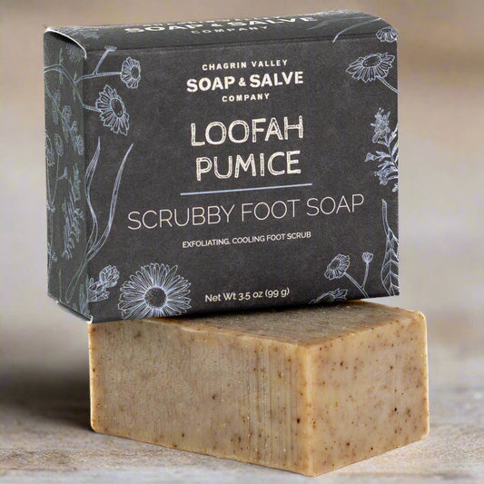 Natural Soap: Loofah Pumice Foot Scrub