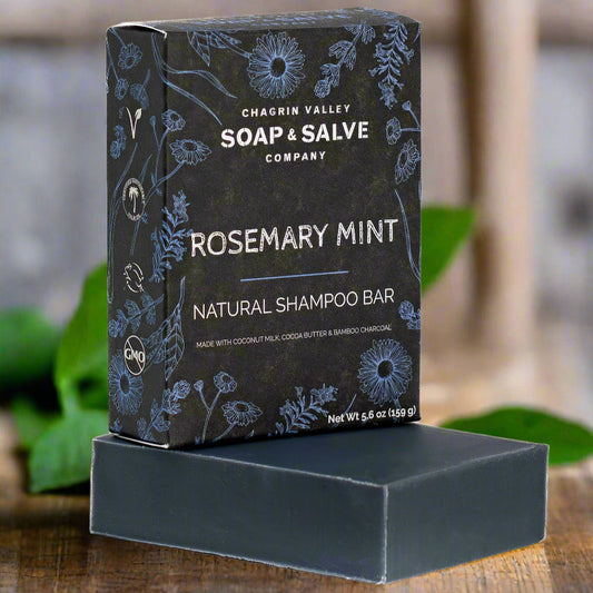 Shampoo Bar: Rosemary Mint Charcoal