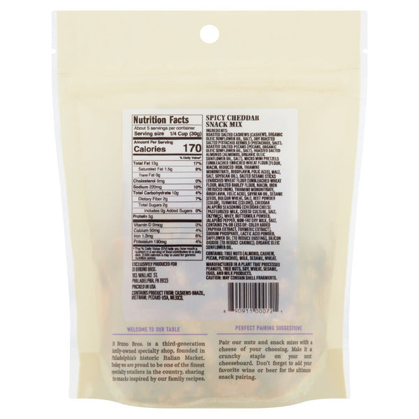 Spicy Cheddar Snack Mix