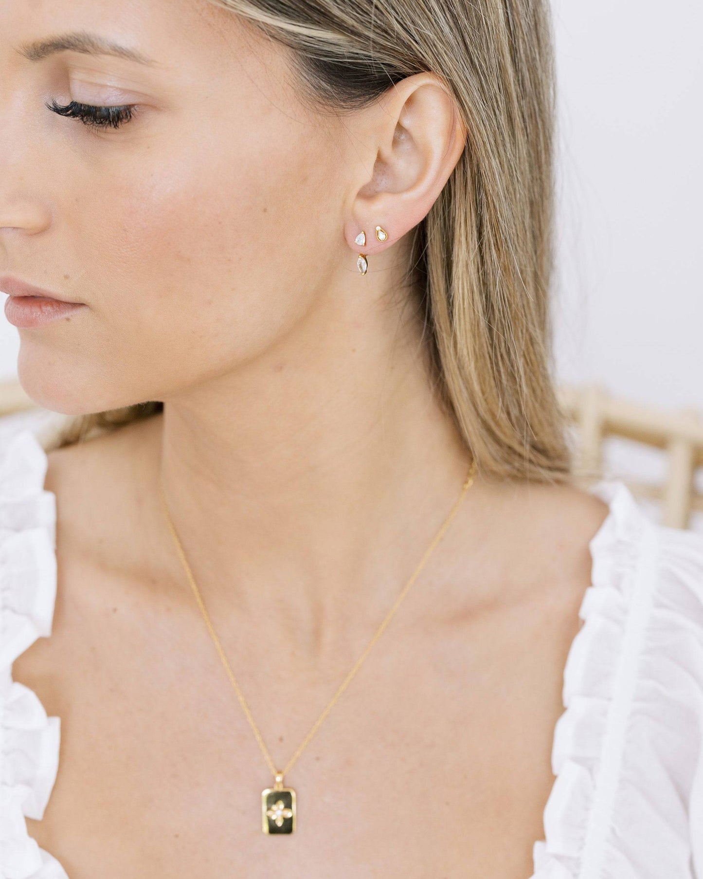 Crystal Jacket Studs