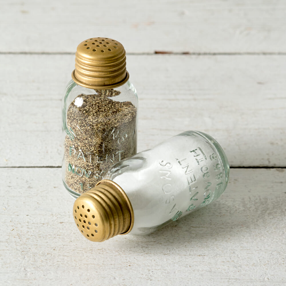 Mini Mason Jar Salt & Pepper Shakers