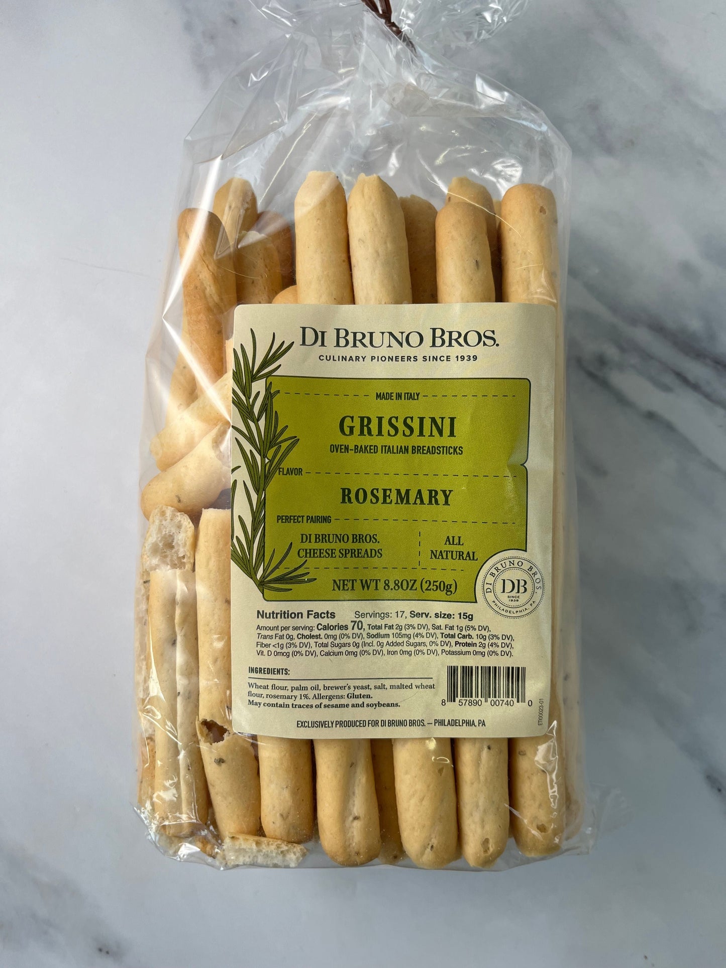 Rosemary Grissini Breadsticks