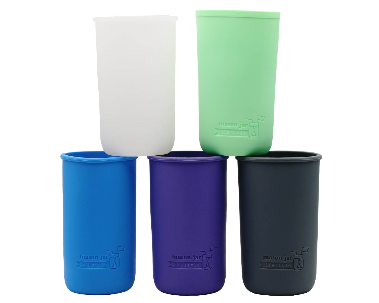 Silicone Sleeve for Pint & Half 24oz Ball Mason Jars
