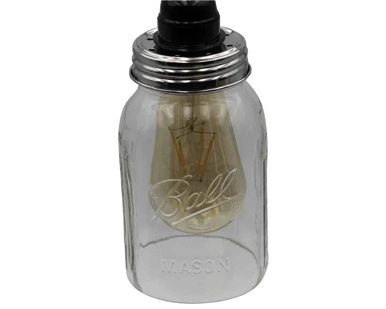 Lighting Lid for Mason Jar Light Fixtures