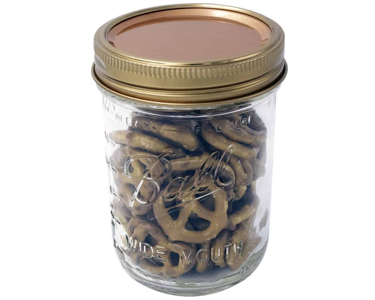 Copper Flat Storage Lid Inserts for Mason Jars