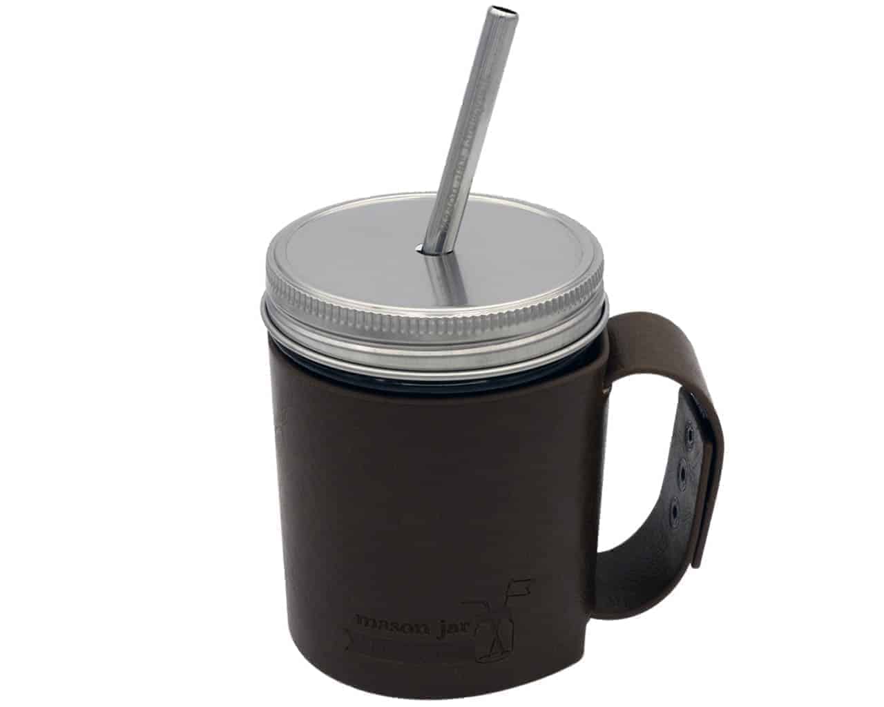 Medium Safer Rounded End Stainless Steel Straw for Pint Mason Jars