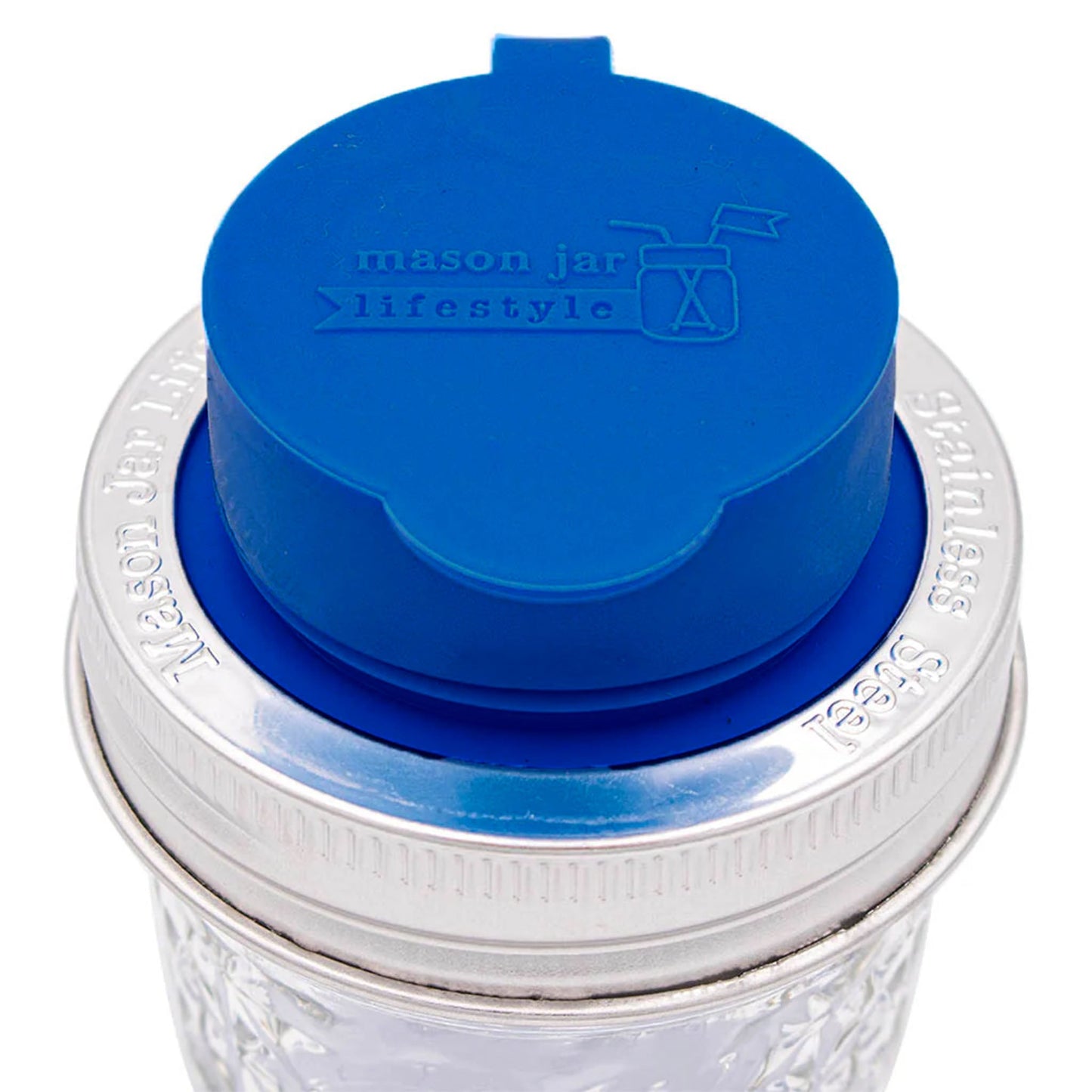 Silicone Chug Leak Resistant Lids for Regular Mouth Mason Jars