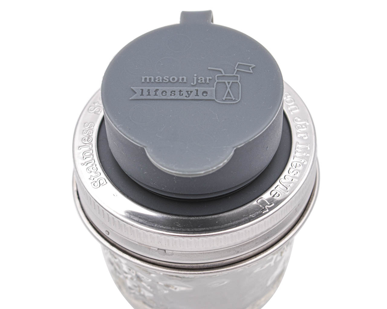 Silicone Chug Leak Resistant Lids for Regular Mouth Mason Jars