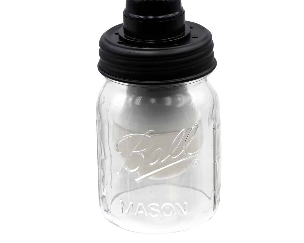 Lighting Lid for Mason Jar Light Fixtures