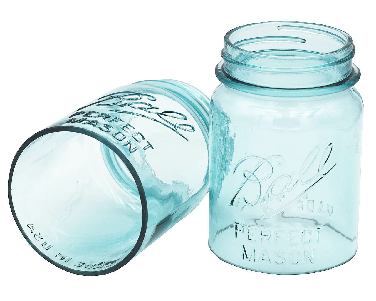 Hand Cut Open Bottom Mason Jar for Lighting Shade or Crafts