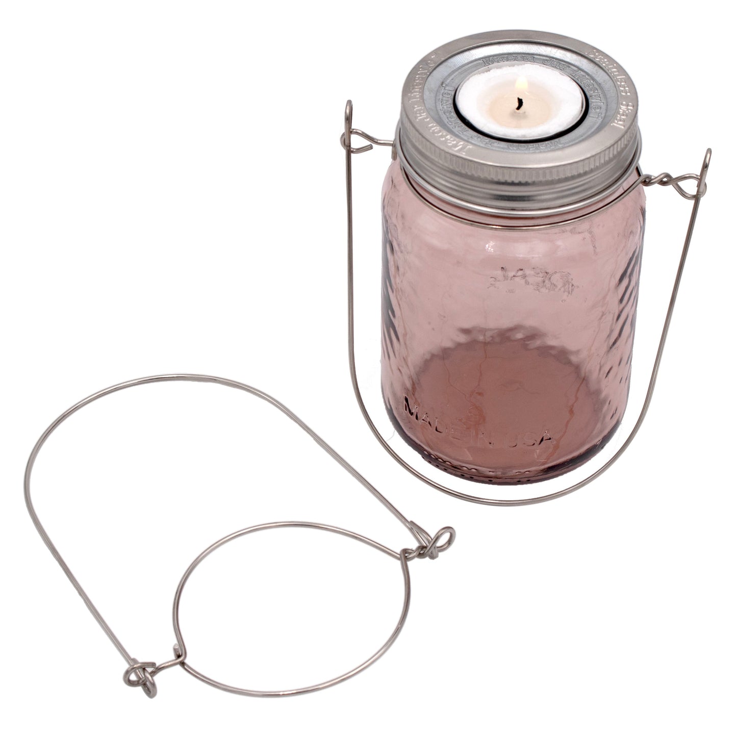 Stainless Steel Wire Handles for Mason Jars 6 Pack