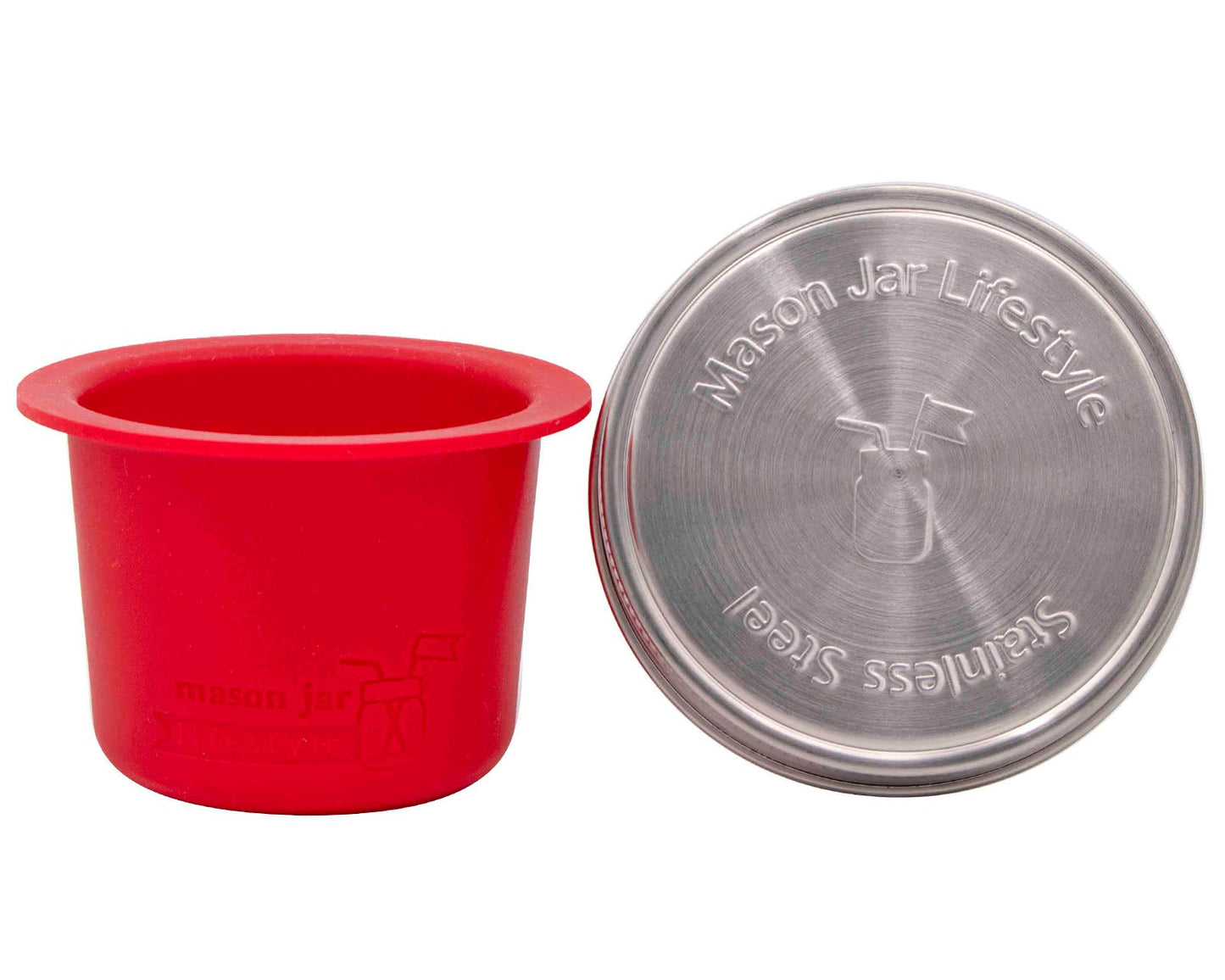 Mason Jar Divider Cup for Salads, Dips, and Snacks