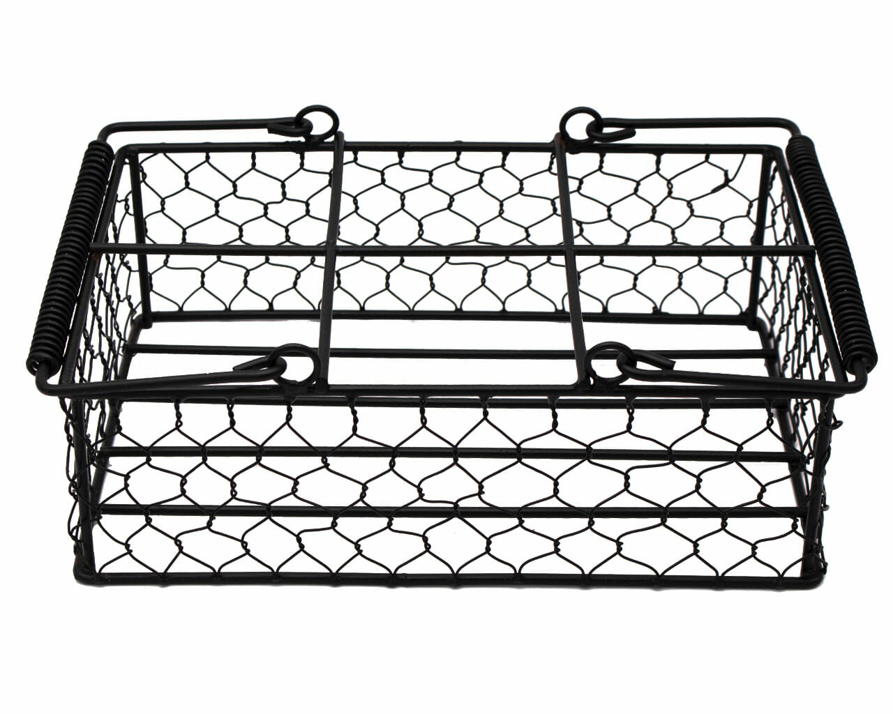 Chicken Wire Caddy for 6 Pint Mason Jars