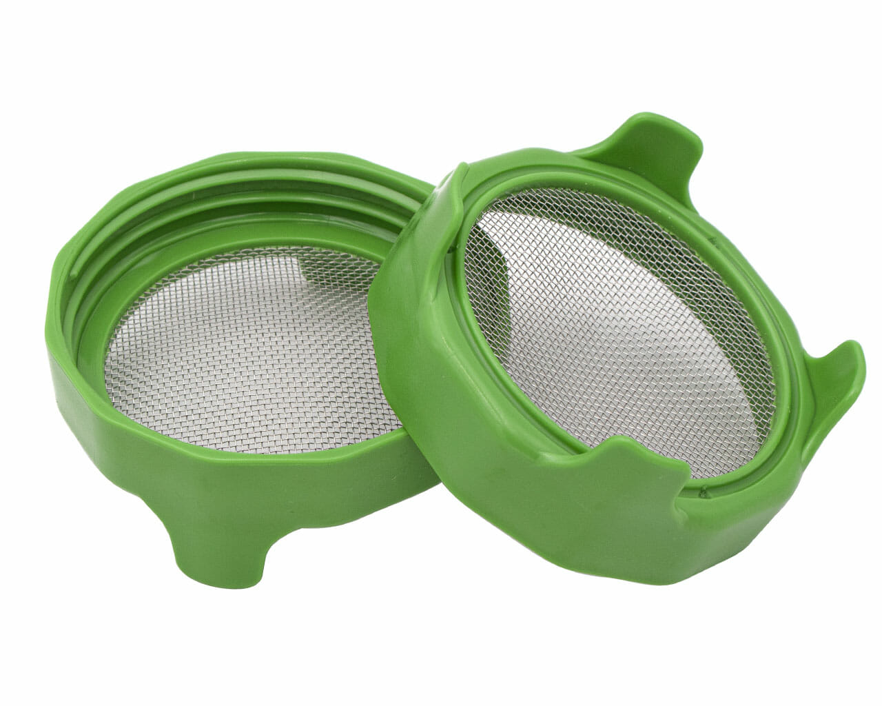 Rust Proof Sprouting Lid with Built-In Stand for Wide Mouth Mason Jars