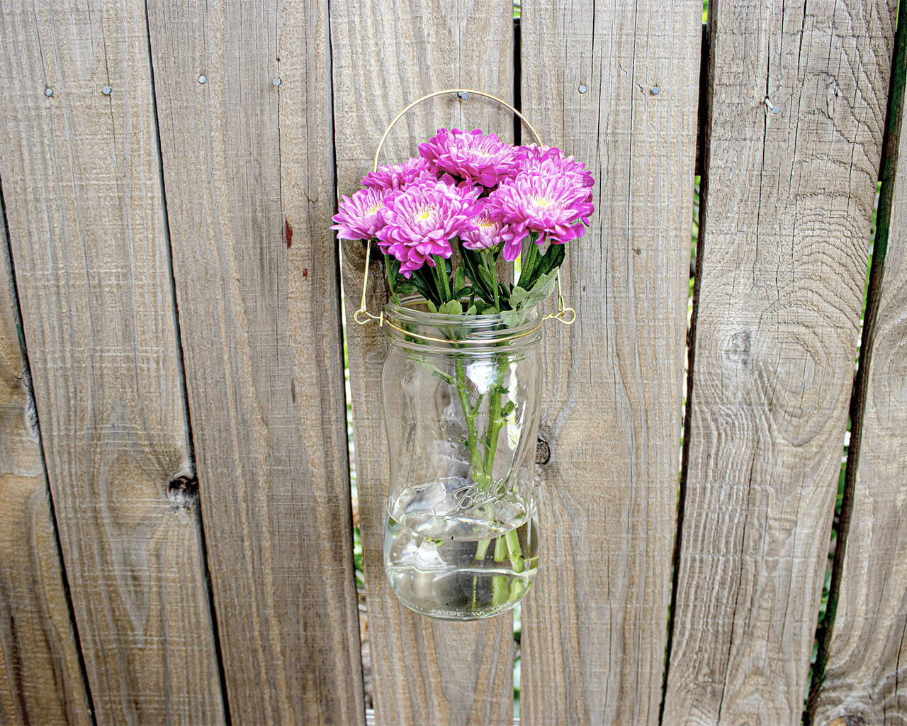 Gold Wire Handles for Mason Jars 6 Pack