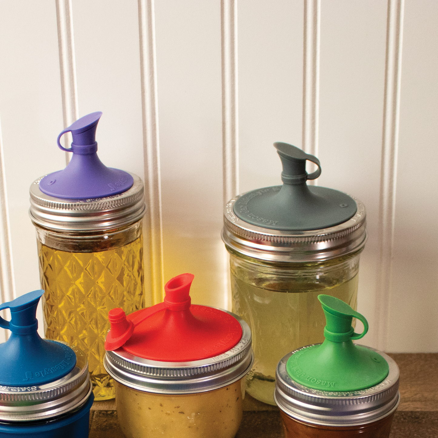 Rust Proof Stainless Steel Bands / Rings for Mason Jars 5 Pack