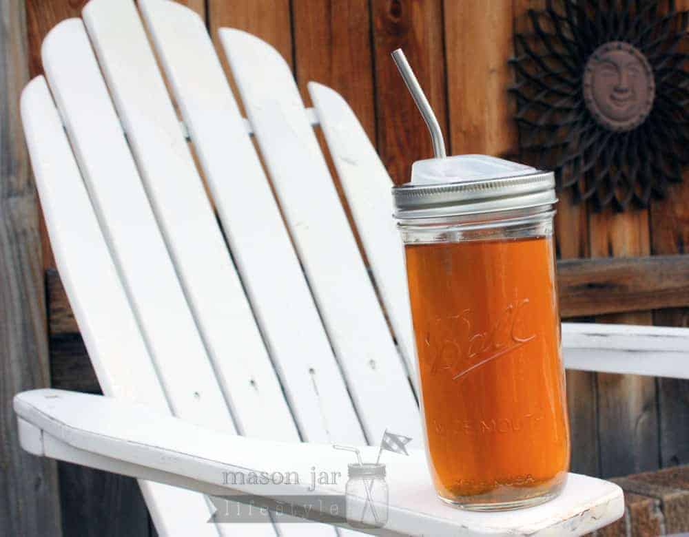 Long Thin Bent Stainless Steel Straw for Quart Mason Jars
