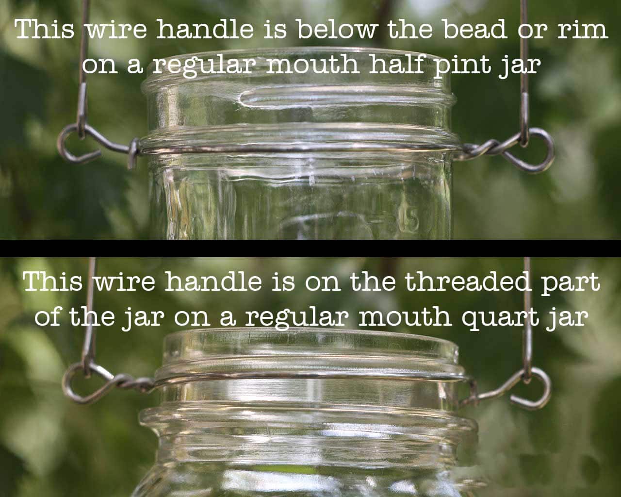 Stainless Steel Wire Handles for Mason Jars 6 Pack