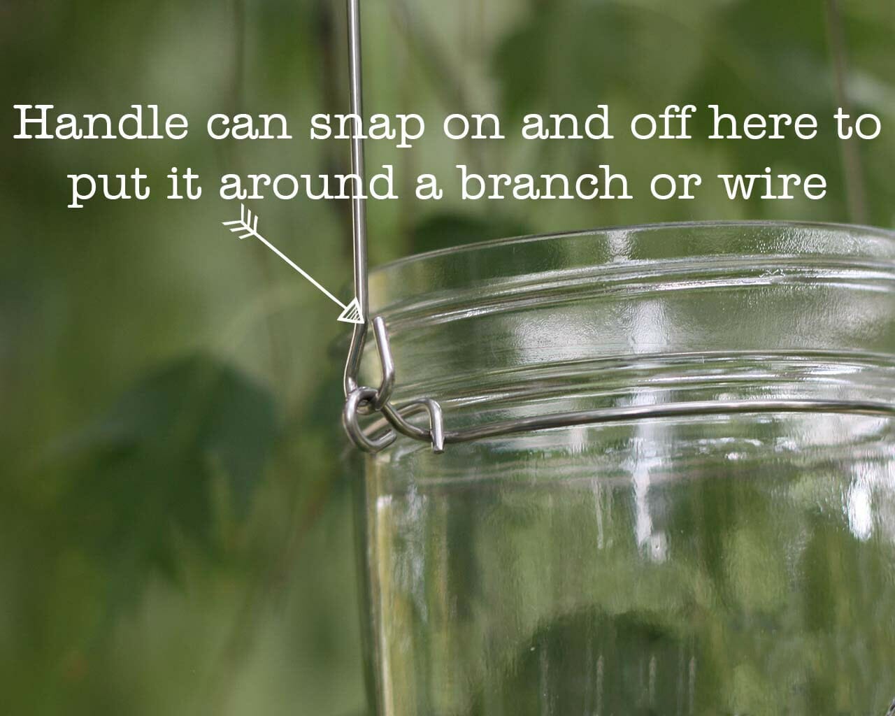 Stainless Steel Wire Handles for Mason Jars 6 Pack