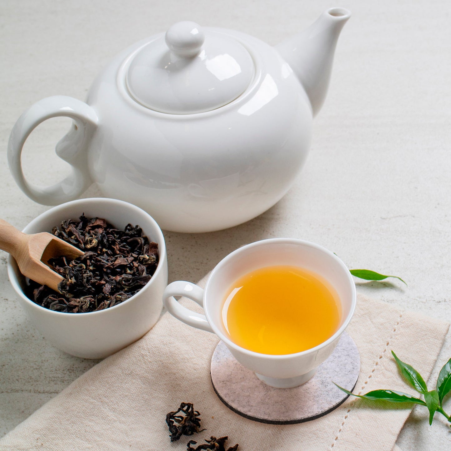 Premium Felt Coasters for Drink Set of 18 Pcs - (Round)