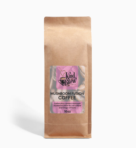 Mushroom Coffee Fusion - Lion’s Mane & Chaga 16oz (1 lb)