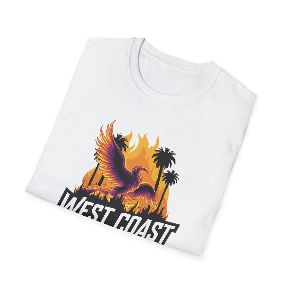 West Coast Strong - Adult Unisex T-Shirt - Support California Wildfire Direct Relief