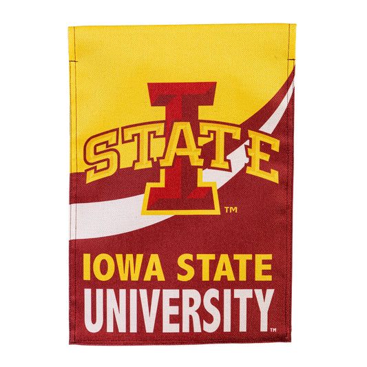 Iowa State University Burlap Flag GDN Size