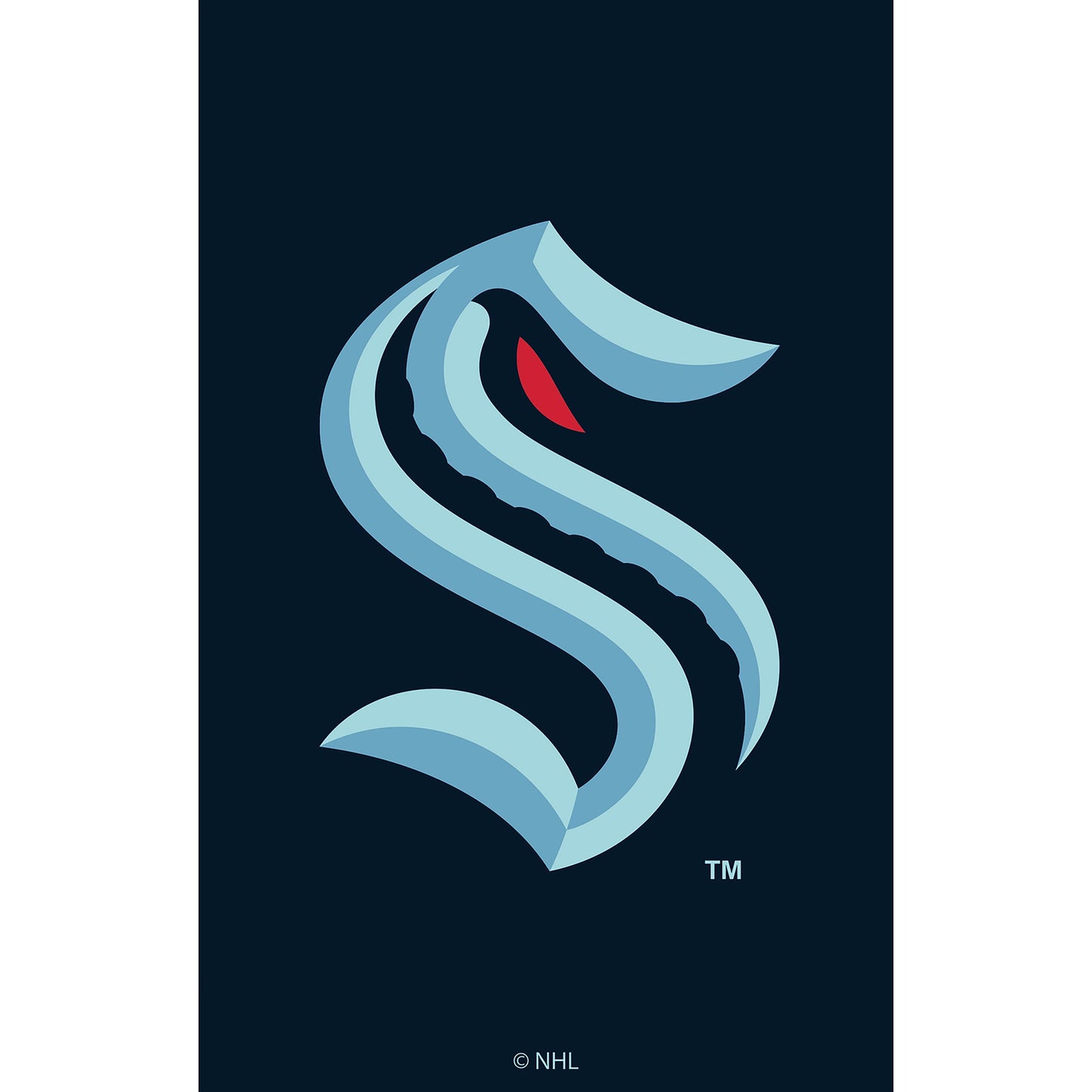 Applique Flag, Reg, Seattle Kraken