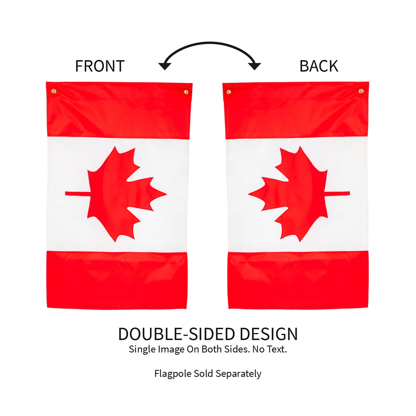 Canada House Applique Flag