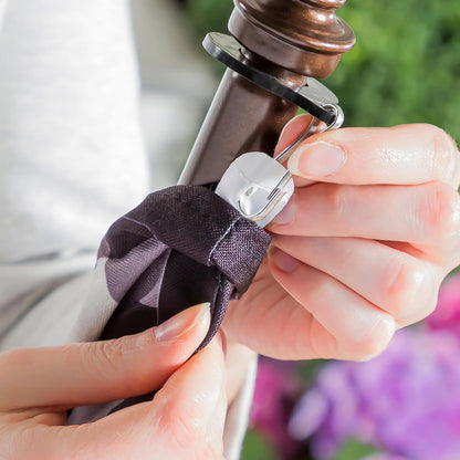 Extendable Metal House Flag Pole, Black