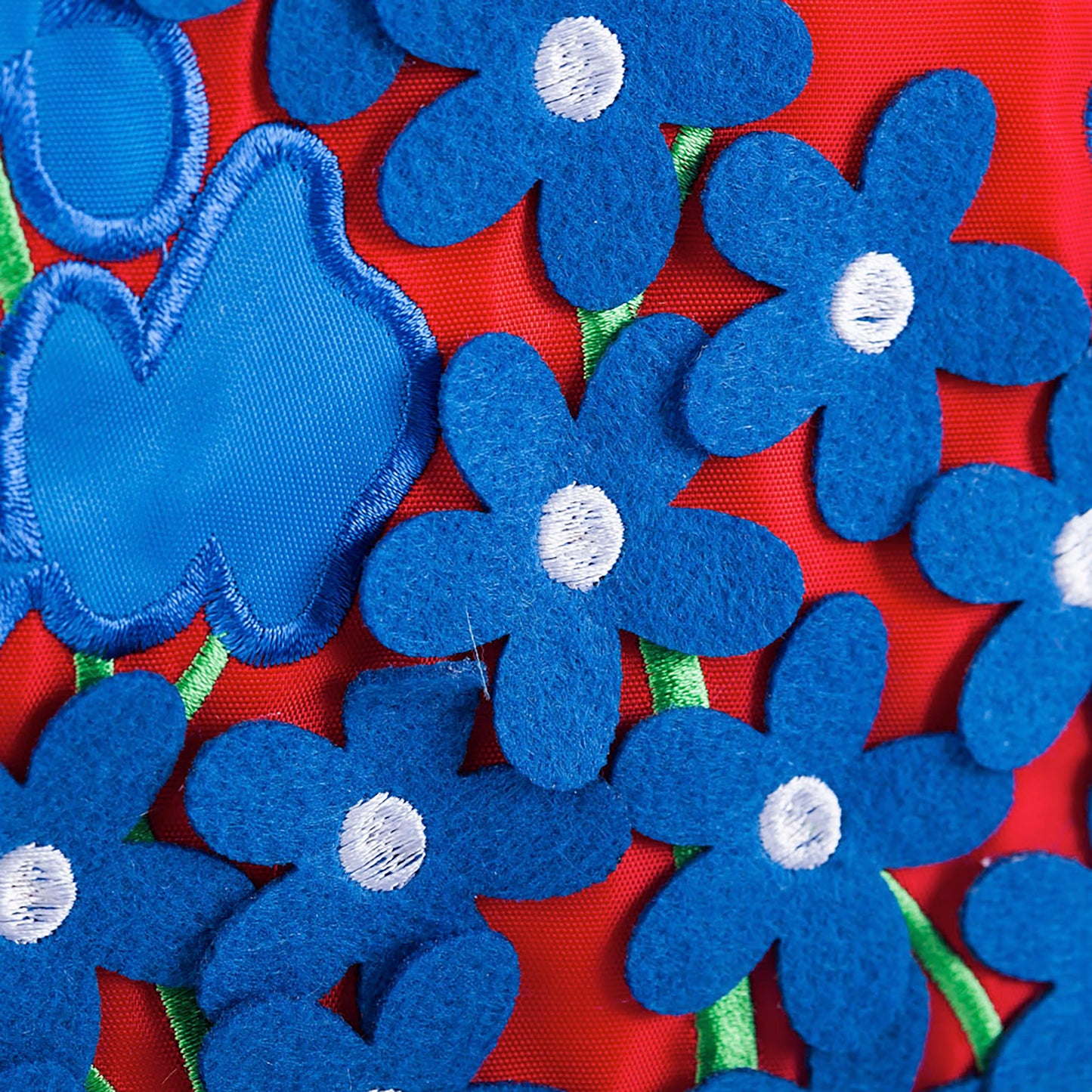 Texas Blue Bonnets Garden Applique Flag