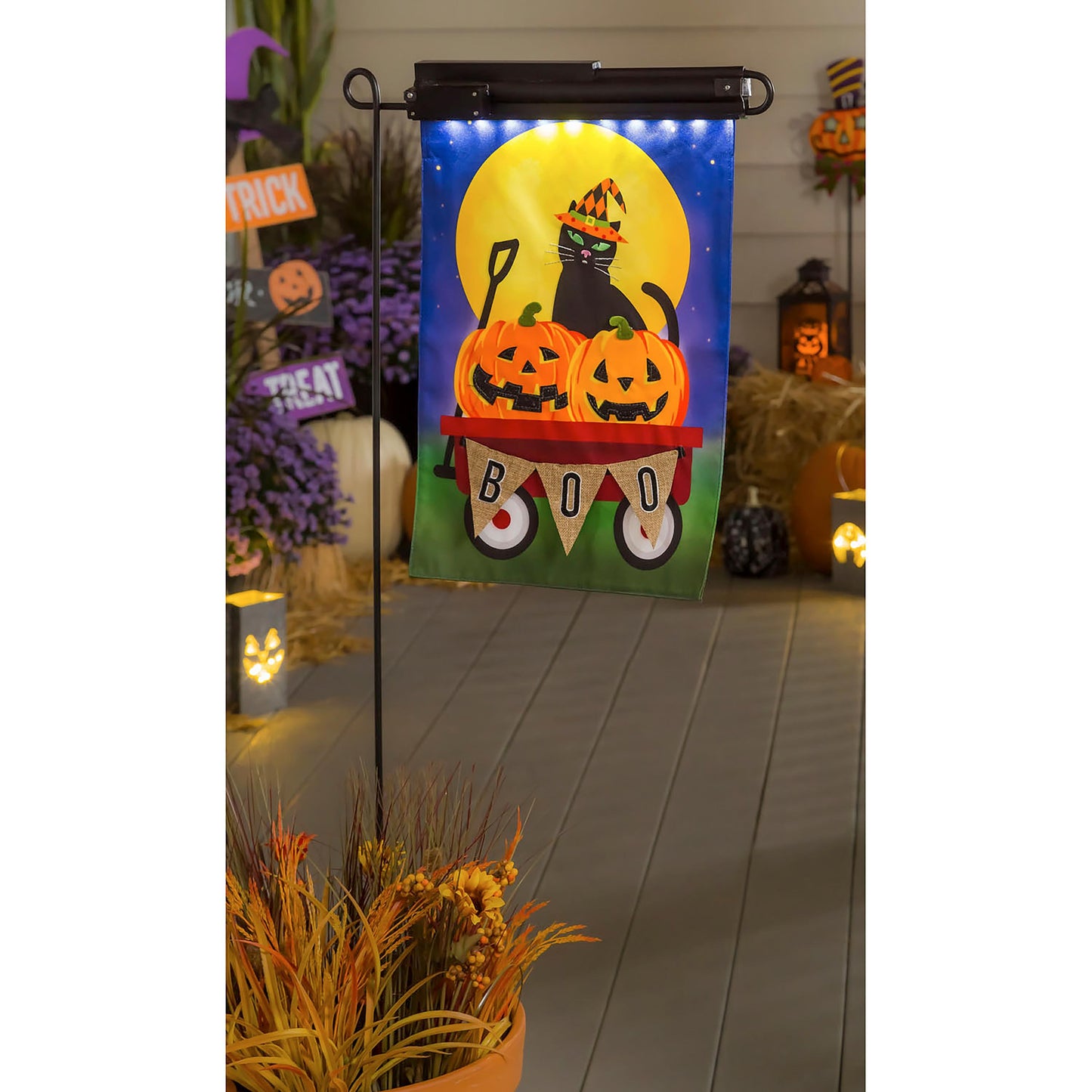 Solar Light for Garden Flag