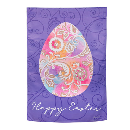 Rainbow Egg Suede House Flag