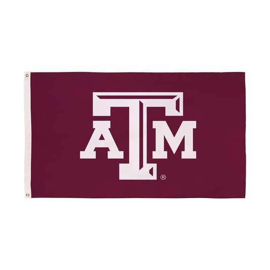 Texas A&M Single Sided Estate Flag with 2 Grommets, 3'x5'