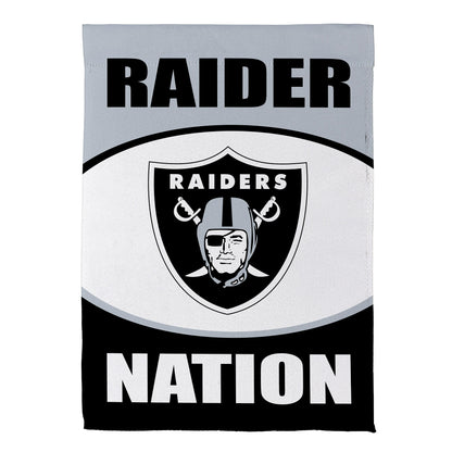 Las Vegas Raiders Suede Flag, House