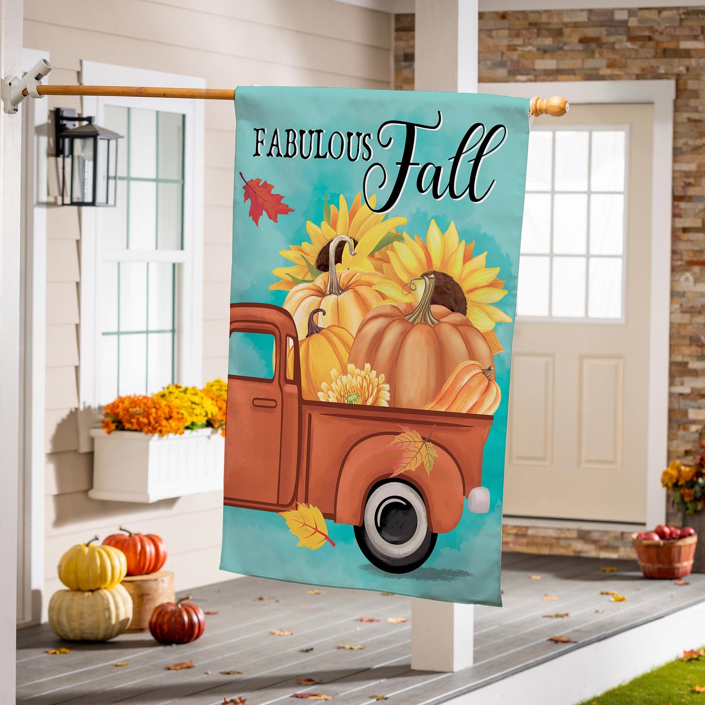 Pickup For Fall Suede House Flag